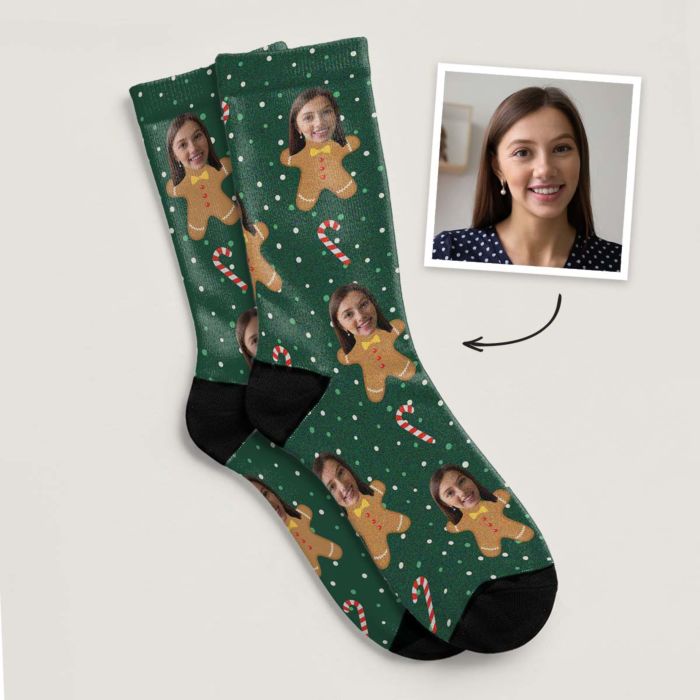 Calcetines navideños multicaras con diferentes fondos