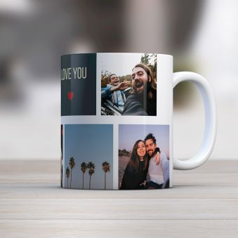 Taza con fotos personalizables