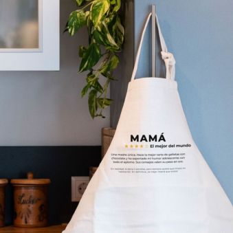 Delantal de cocina personalizado con tu valoración