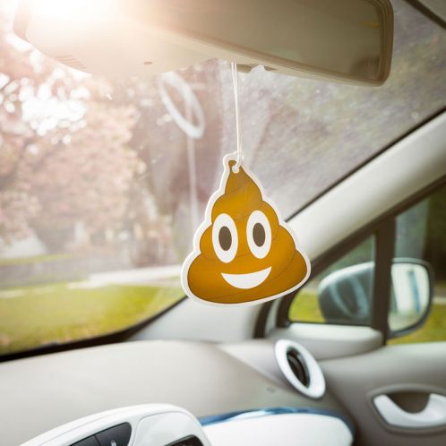 Ambientador de coche - Emoji caca