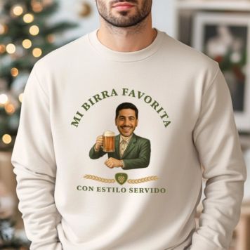 Sudadera personalizable con logo y cara