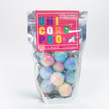 Bolas de baño de unicornio
