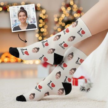 Calcetines personalizados para mamá o papá