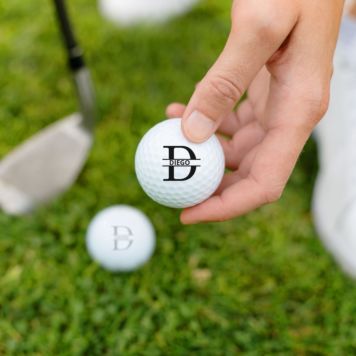Bolas de golf personalizadas con monograma