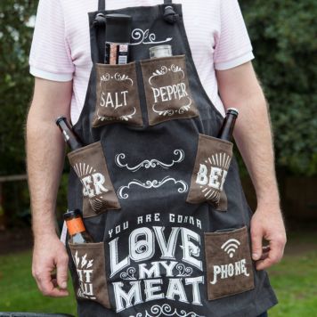 Delantal para barbacoa You Are Gonna Love My Meat 