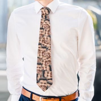 Corbata personalizada con tu cara
