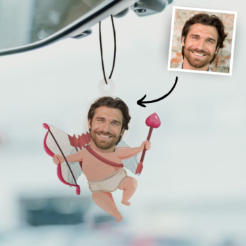 Ambientador perfumado de Cupido personalizado con cara