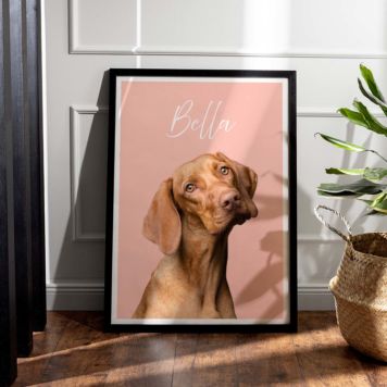 Póster personalizable con tu mascota