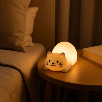 Luz nocturna de gato