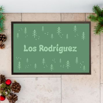 Felpudo personalizable con texto y fondos