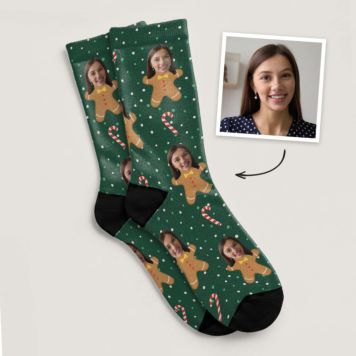 Calcetines navideños multicaras con diferentes fondos