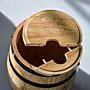 Mini barril de madera para bebidas