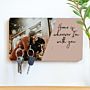 Colgador de llaves personalizado con foto y texto