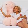 Almohada de pene de 100 cm - Blanco