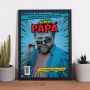 Póster personalizado con texto y foto en estilo cómic