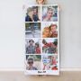 Toalla personalizable con 8 fotos y texto