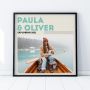 Póster Personalizado Estilo Cubierta de Vinilo